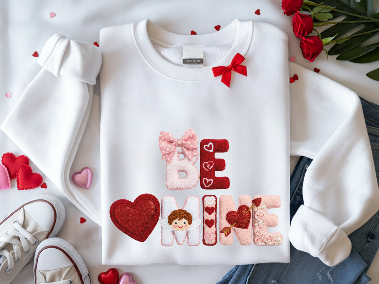 Latch Hook Yarn Be Mine Valentine's Day Sublimation