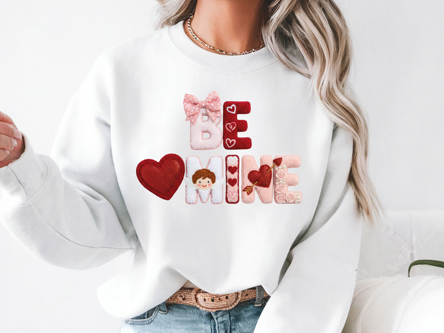 Latch Hook Yarn Be Mine Valentine's Day Sublimation