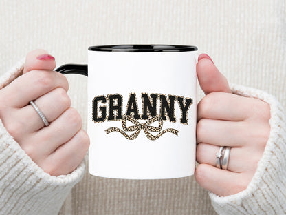 Leopard Coquette Granny Sublimation PNG