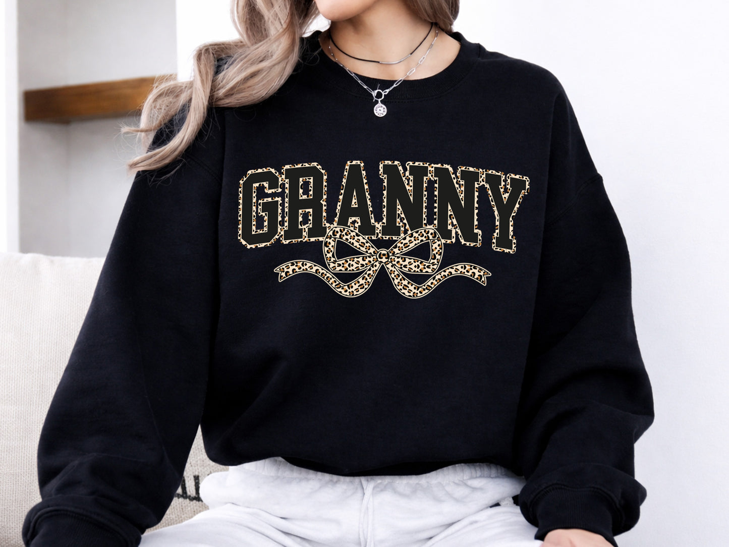 Leopard Coquette Granny Sublimation PNG