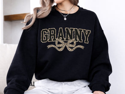 Leopard Coquette Granny Sublimation PNG
