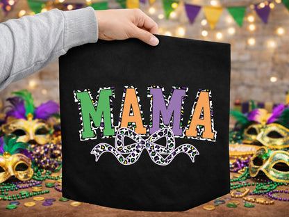 Leopard Coquette Mama Mardi Gras Sublimation