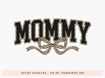 Leopard Coquette Mommy Sublimation Transfer