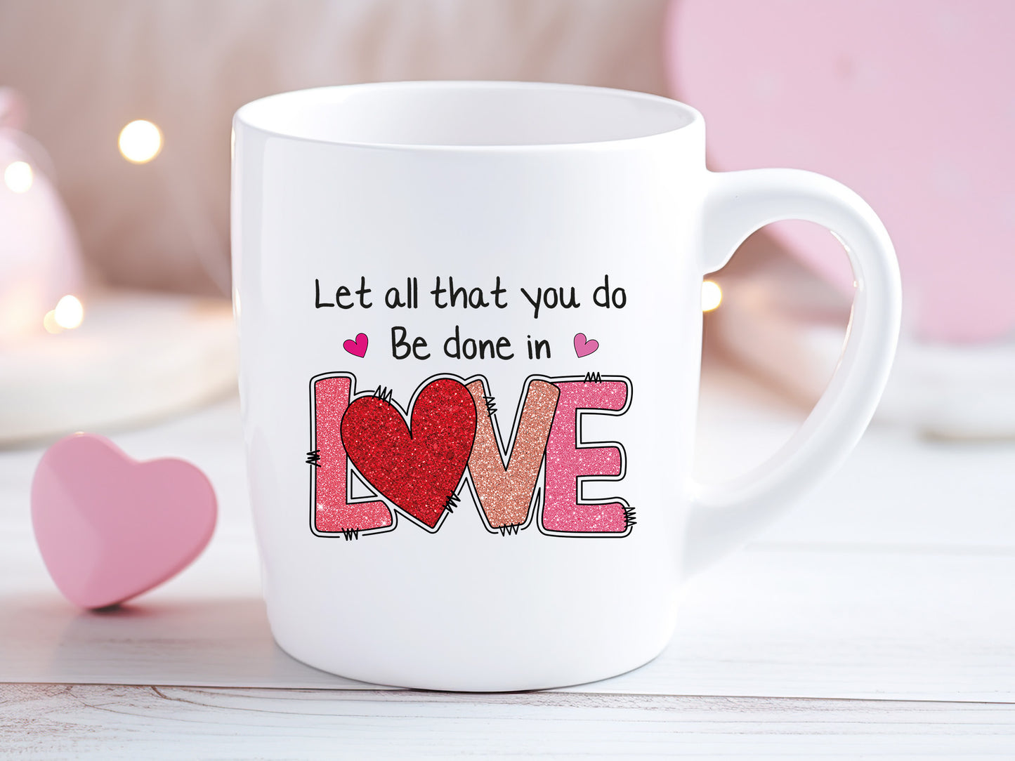 Let All That You Do Be Done in Love, Preppy Valentine PNG