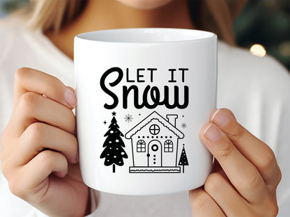 Let It Snow - Handmade Snowman SVG