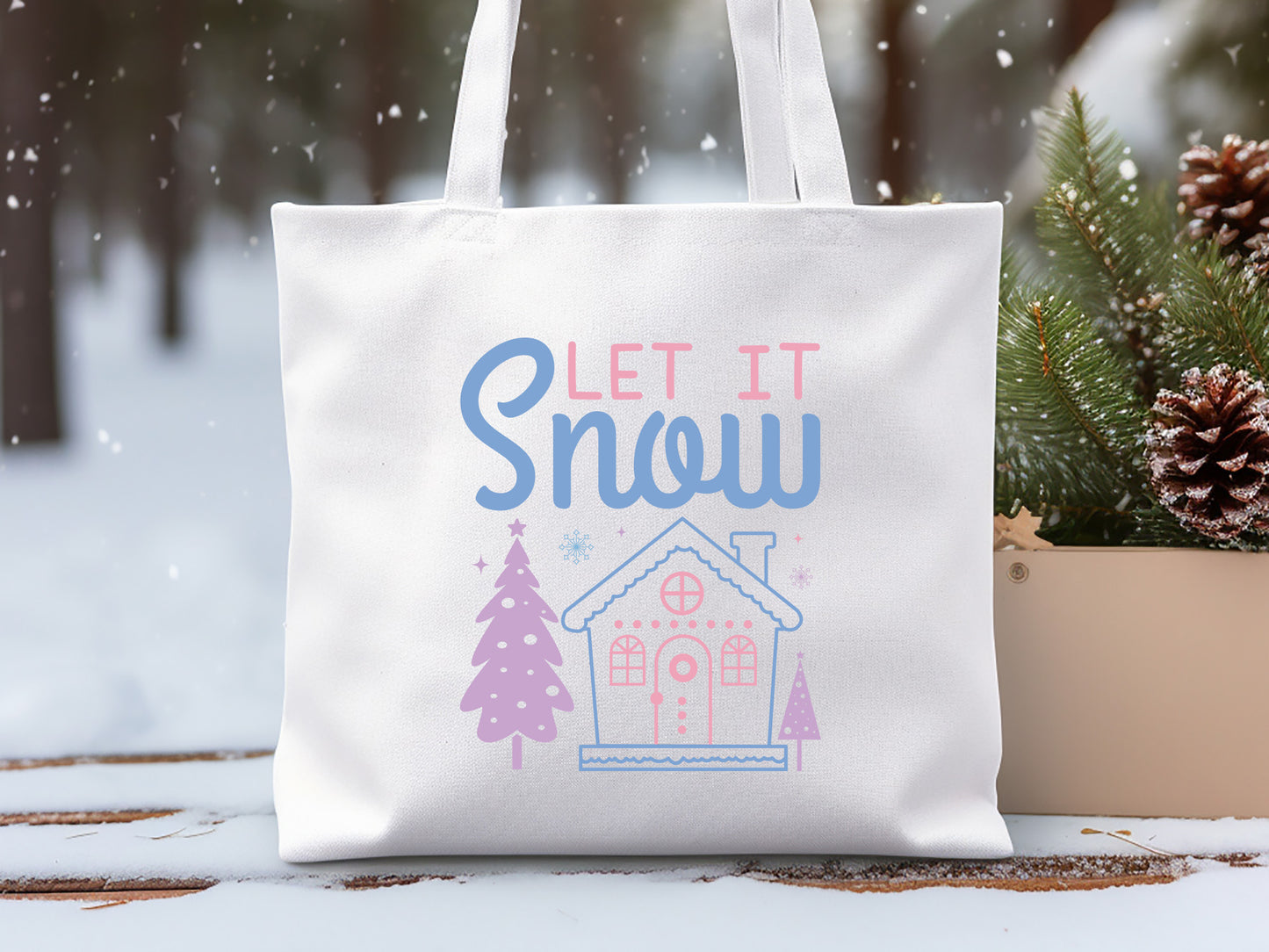 Let It Snow - Handmade Snowman SVG