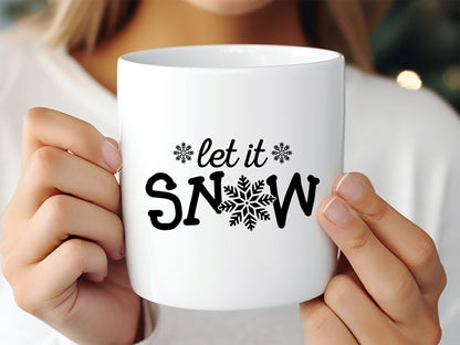 Let It Snow - Winter Quote SVG