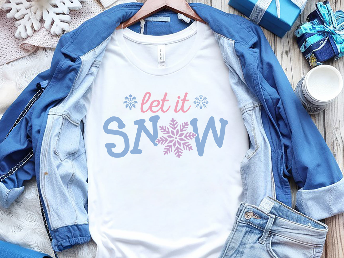 Let It Snow - Winter Quote SVG