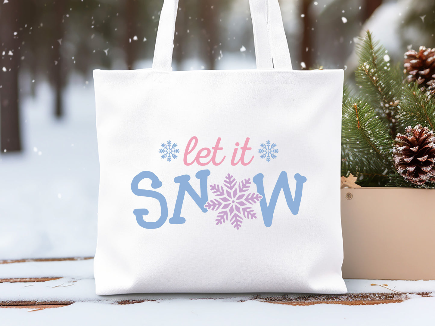 Let It Snow - Winter Quote SVG