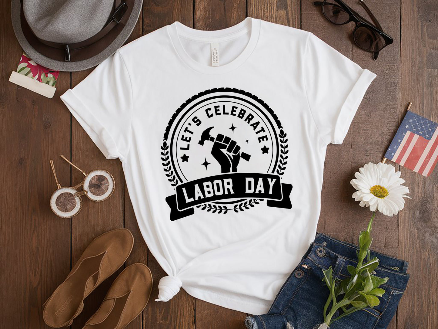 Let's Celebrate Labor Day SVG Cut File