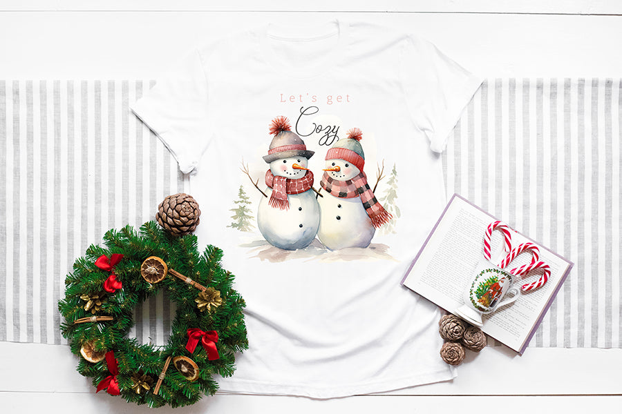 Let's Get Cozy - Winter Shirt Sublimation Designs