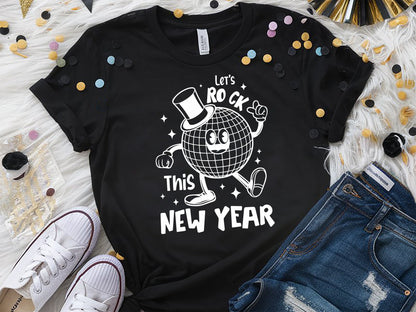 Let's Rock This New Year SVG Cut File