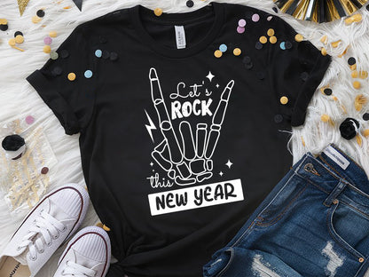 Let's Rock This New Year SVG Design