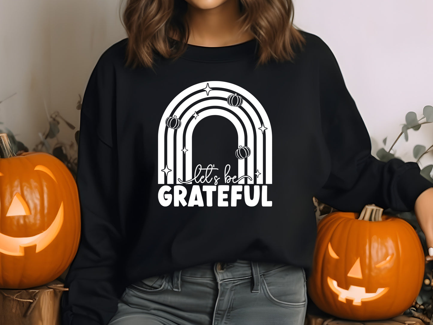 Let's be Grateful - Thanksgiving SVG Cut File