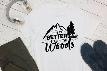 Life is Better in the Woods, Hunting SVG File