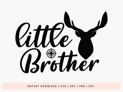 Little Brother, Hunting Silhouette SVG