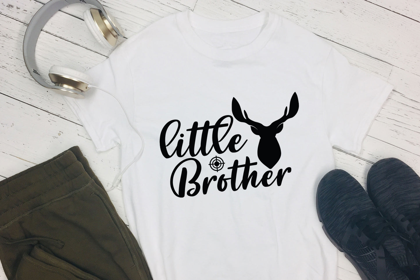 Little Brother, Hunting Silhouette SVG