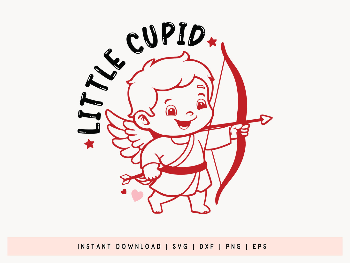 Little Cupid - Kids Valentine's Day SVG