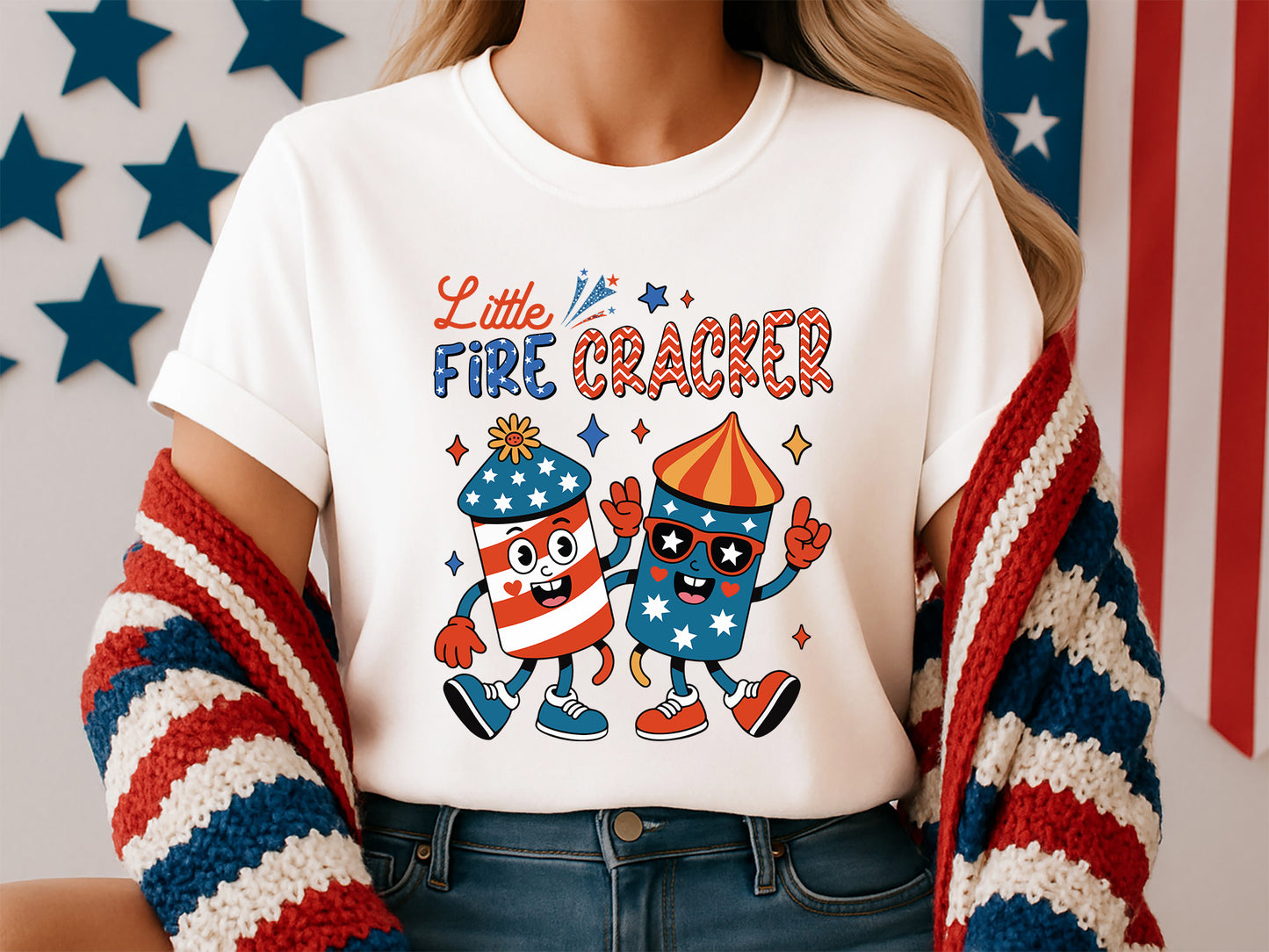 Little Firecracker, 4th of July PNG Sublimation