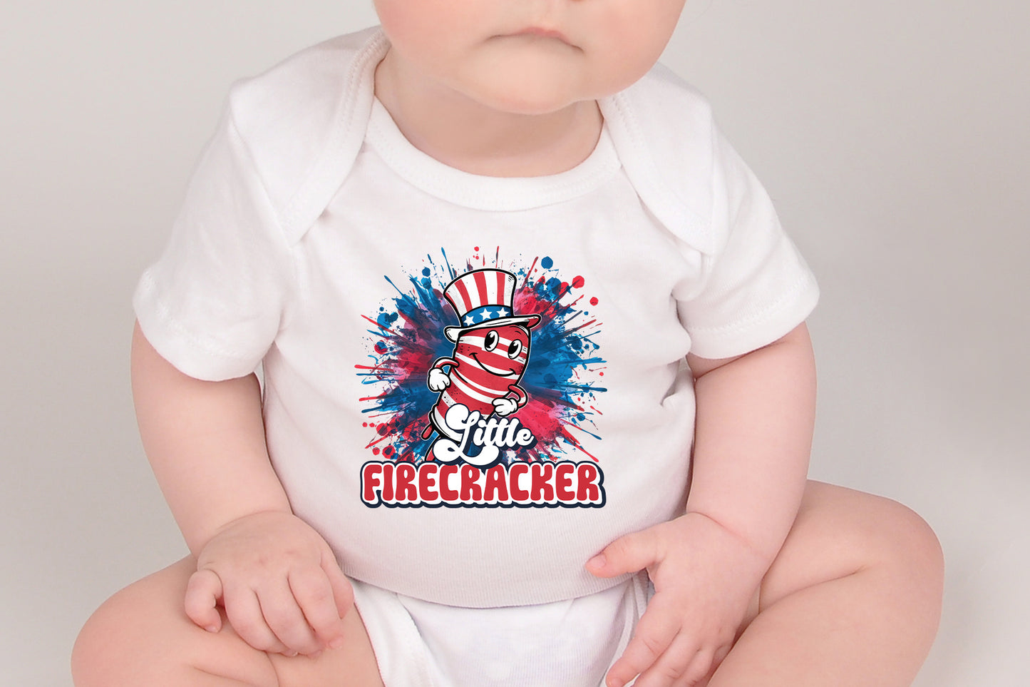 Little Firecracker, Cute 4th of July Sublimation