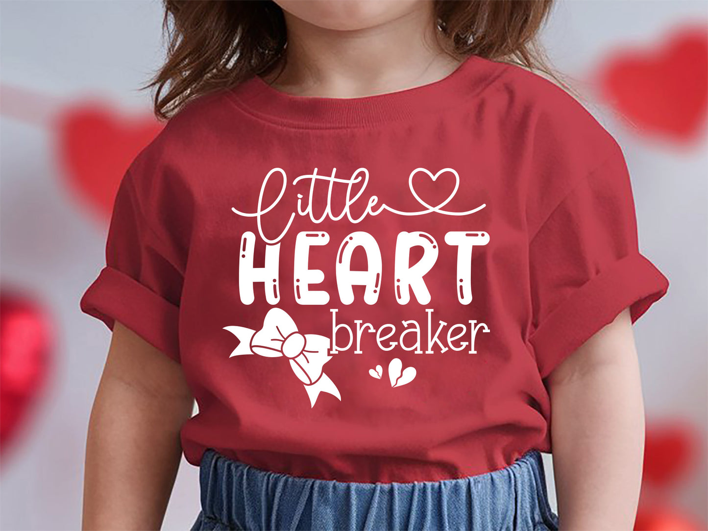 Little Heart Breaker - Valentine Kids SVG Cut File