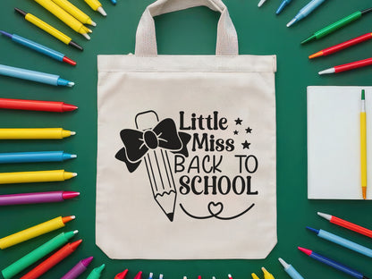 Little Miss Back to School SVG Design