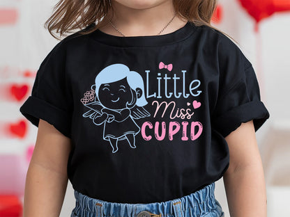 Little Miss Cupid - Kids Valentines SVG File