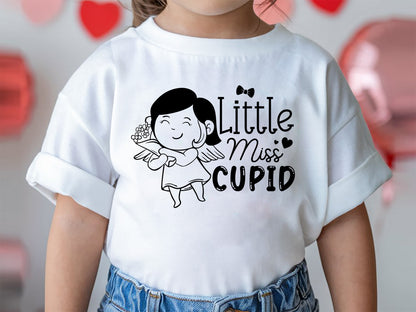 Little Miss Cupid - Kids Valentines SVG File