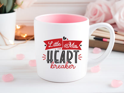 Little Miss Heartbreaker - Handcrafted Kids Valentine SVG