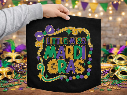 Little Miss Mardi Gras Sublimation Transfer