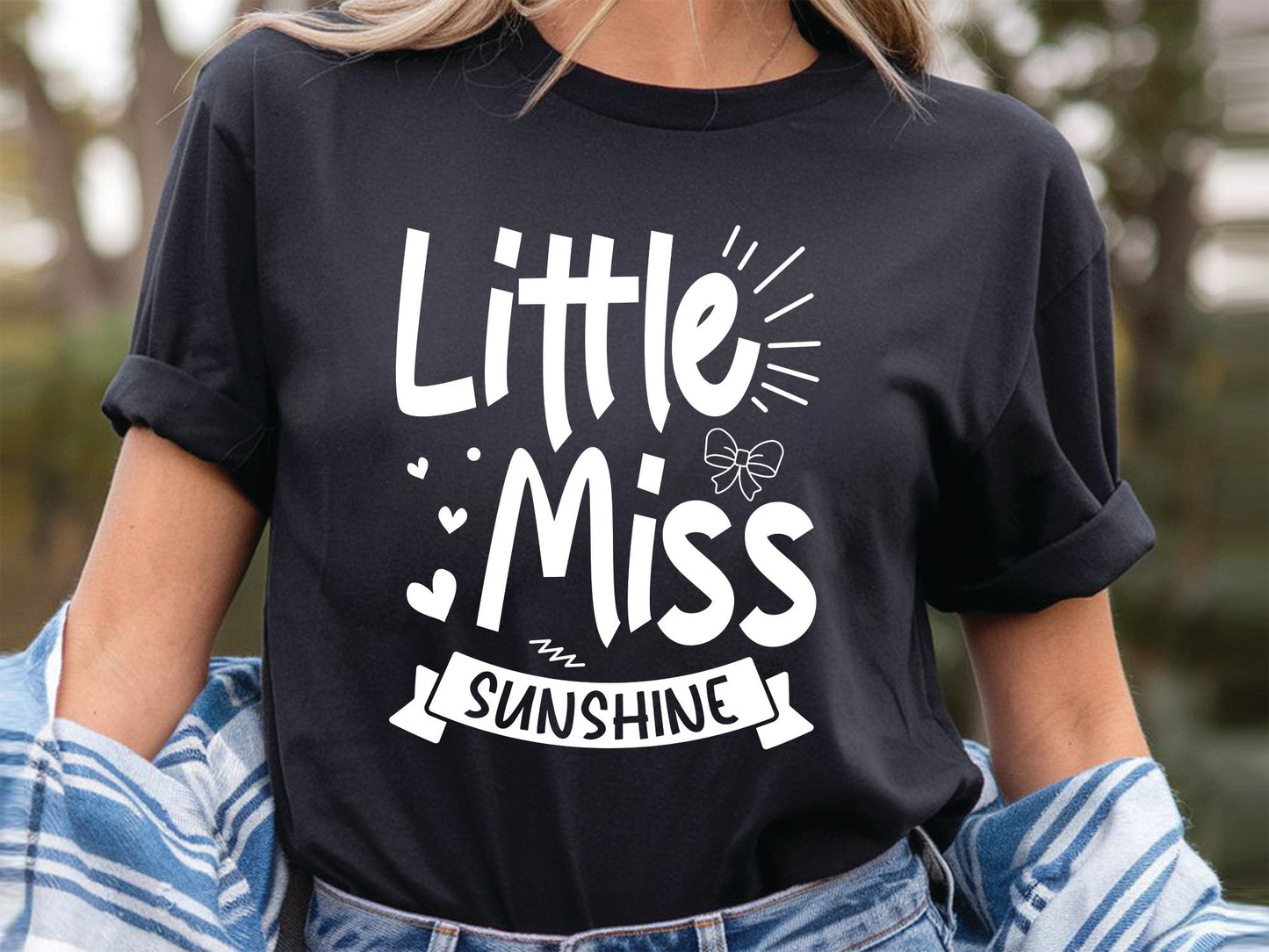 Little Miss Sunshine - Girl Power Cut File SVG