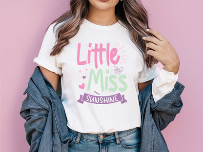 Little Miss Sunshine - Girl Power Cut File SVG