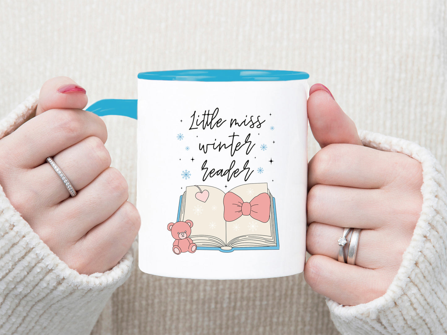 Little Miss Winter Reader Sublimation Design