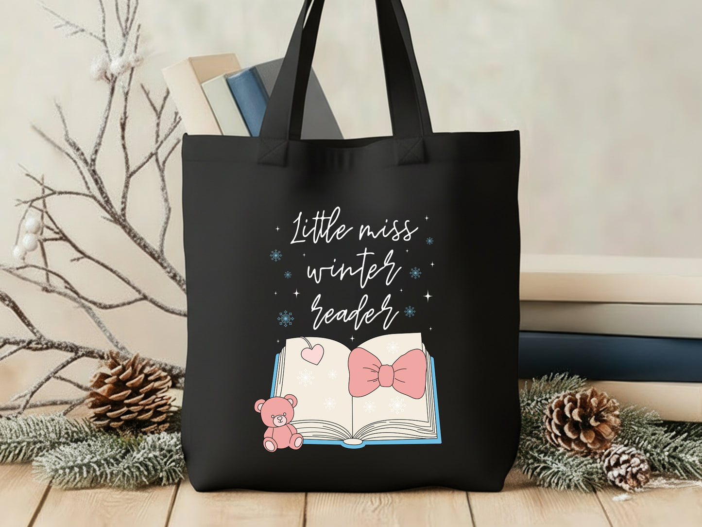 Little Miss Winter Reader Sublimation Design