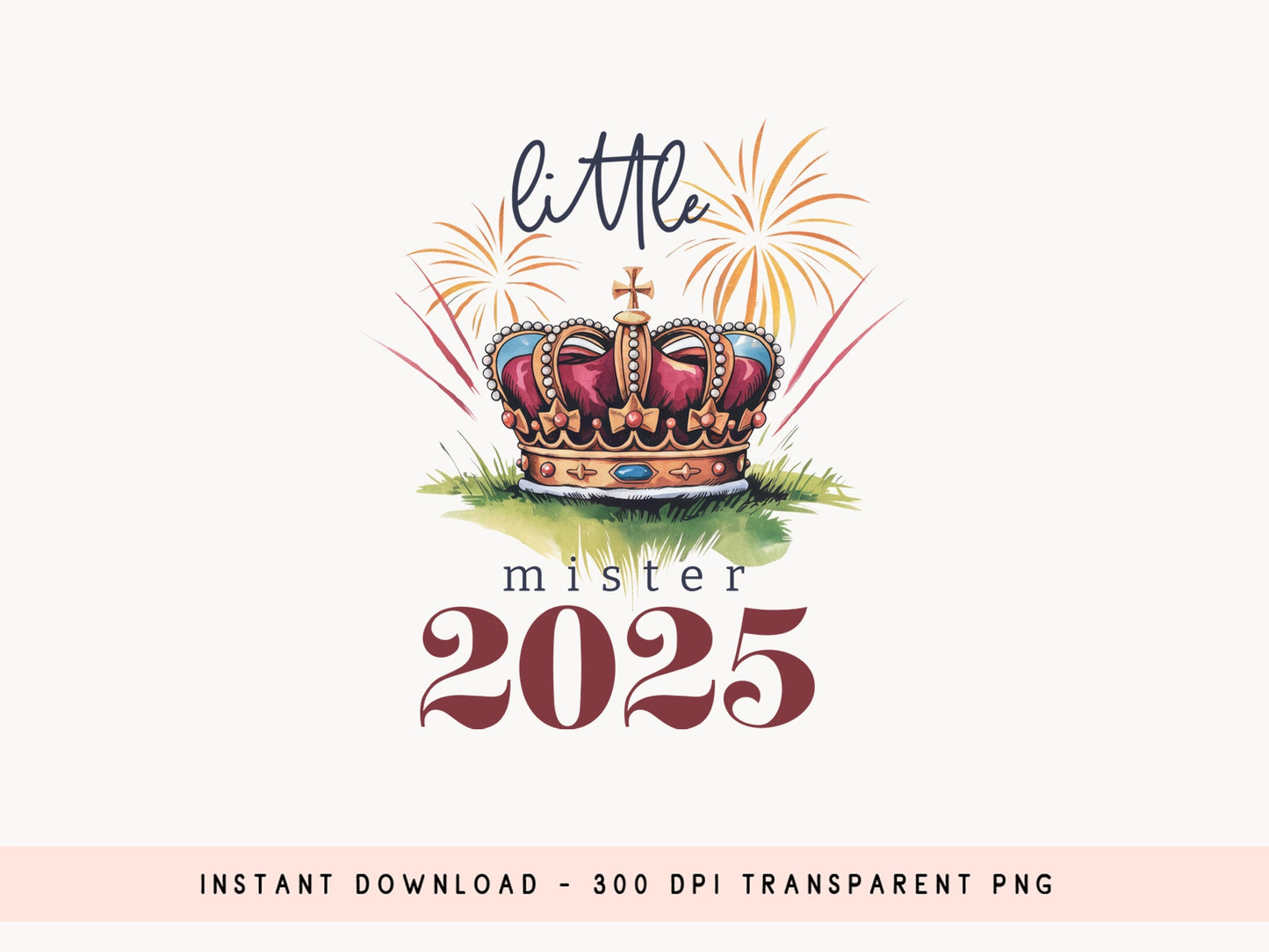 Little Mister 2025 - Vibrant New Year Sublimation