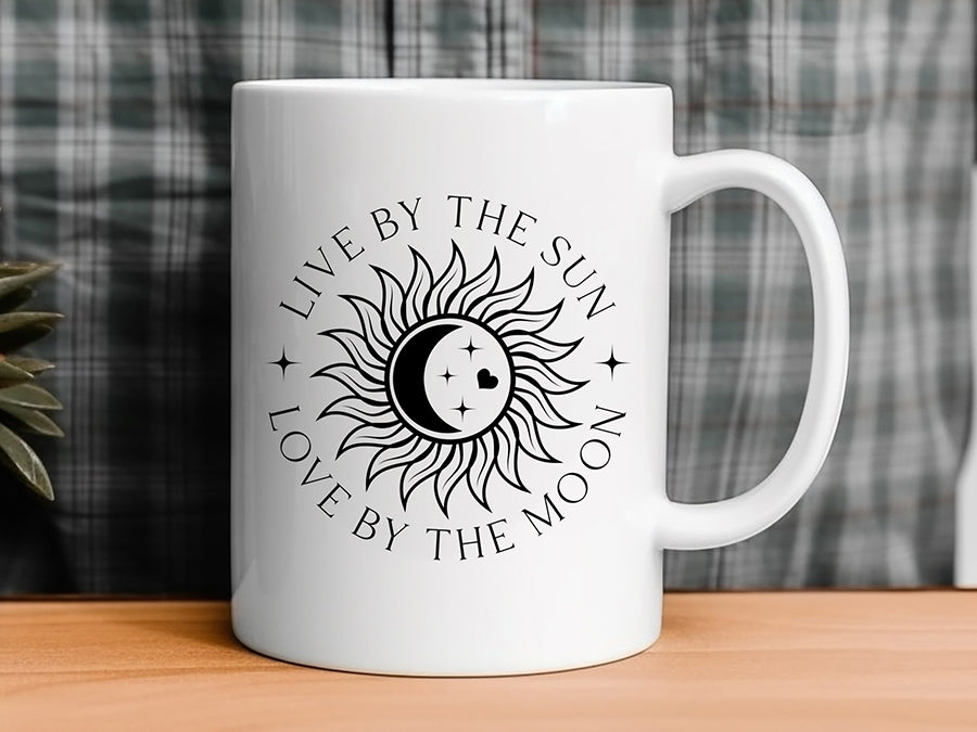 Live by the Sun Love by the Moon - Boho SVG Design