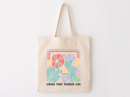Living That Teacher Life Boho Floral SVG
