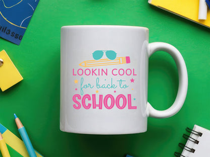 Lookin Cool For Back To School SVG Cut File