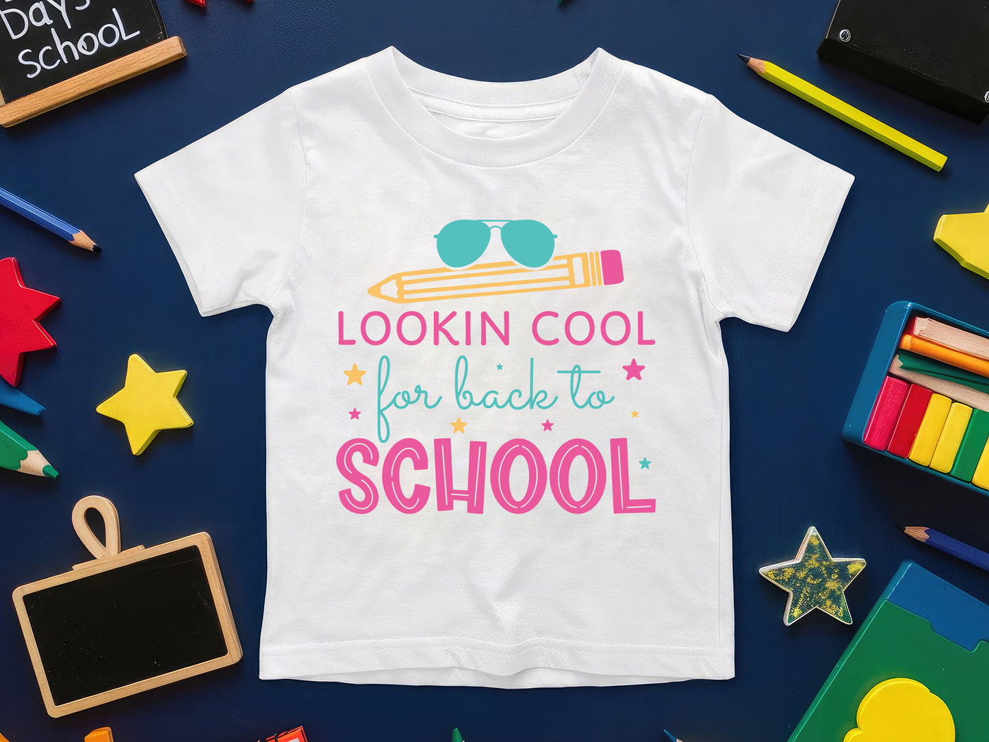 Lookin Cool For Back To School SVG Cut File