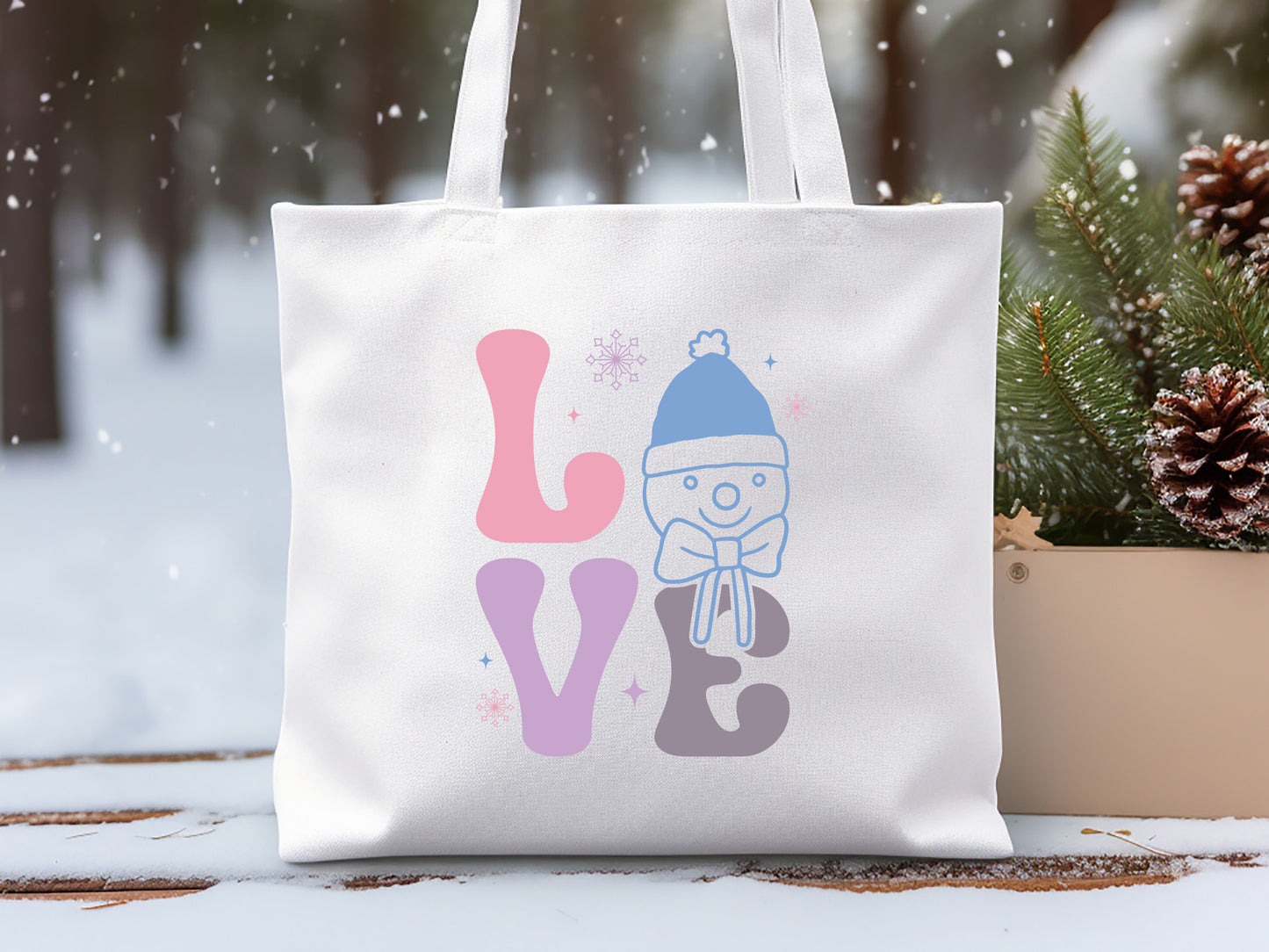 Love - Cute Snowman SVG Design