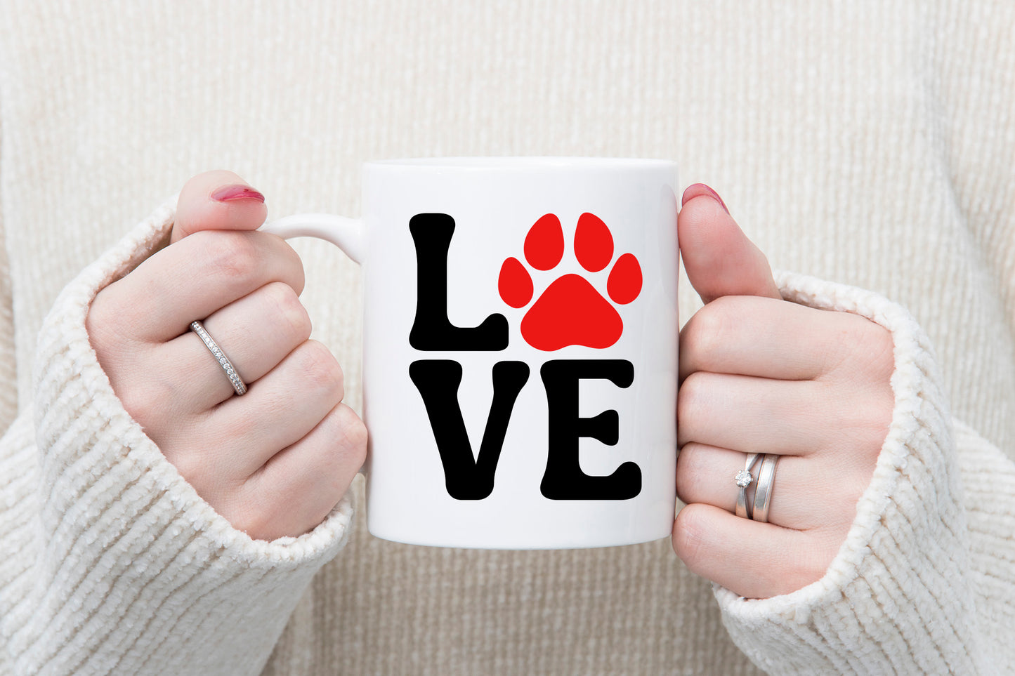 Love - Dog Valentine's Day SVG Cut File