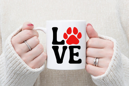 Love - Dog Valentine's Day SVG Cut File