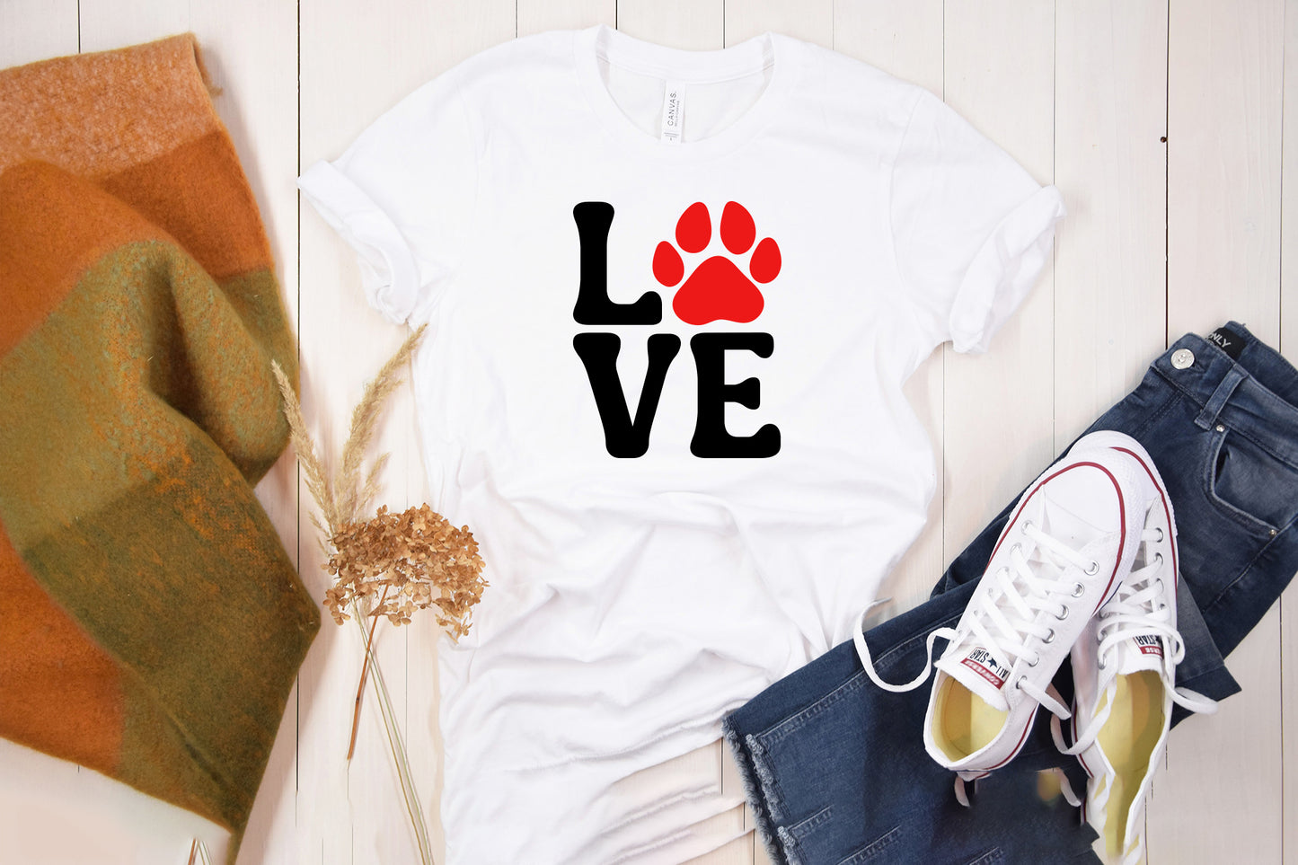 Love - Dog Valentine's Day SVG Cut File