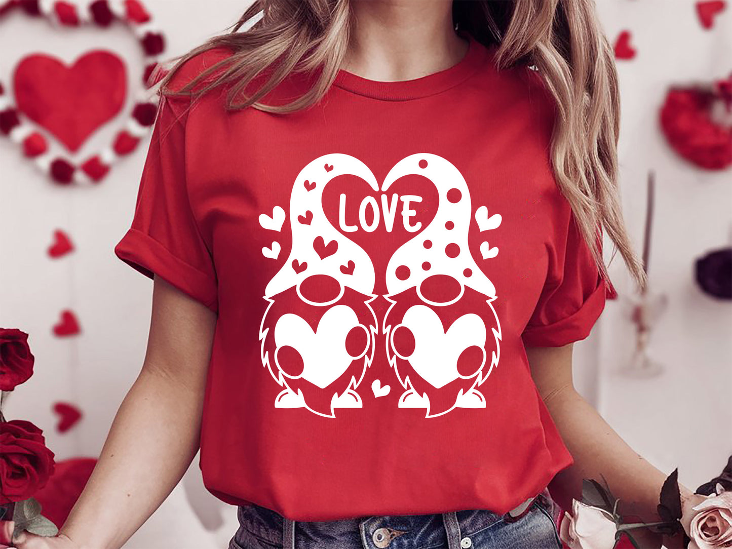 Love - Valentines Gnome SVG Cut File