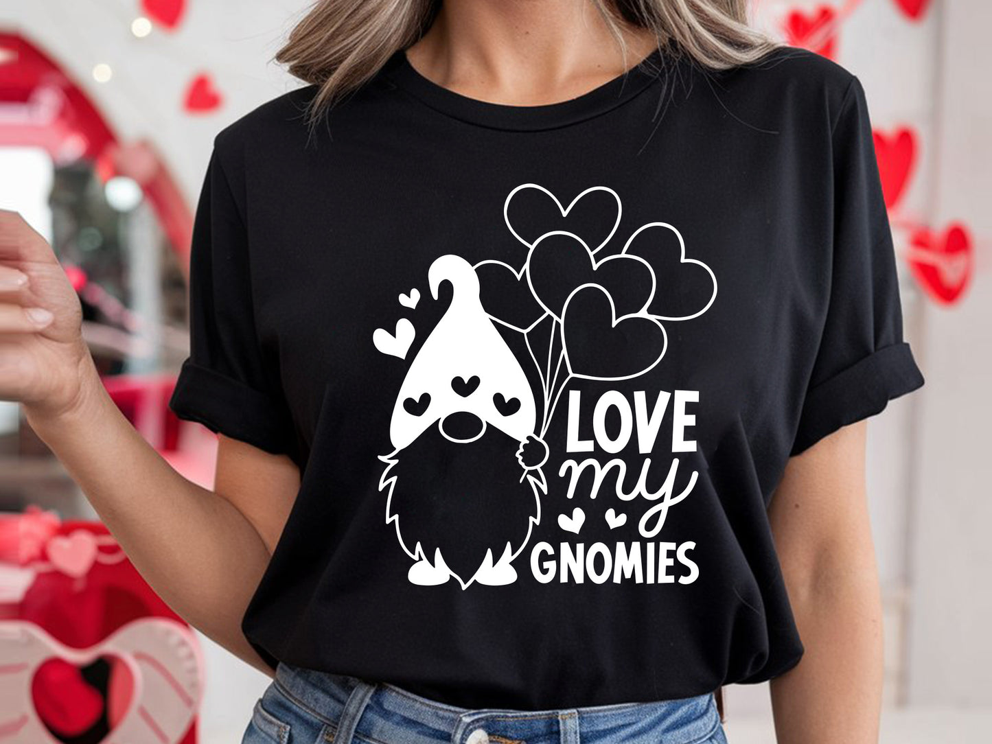 Love My Gnomies - Valentines Day SVG Design