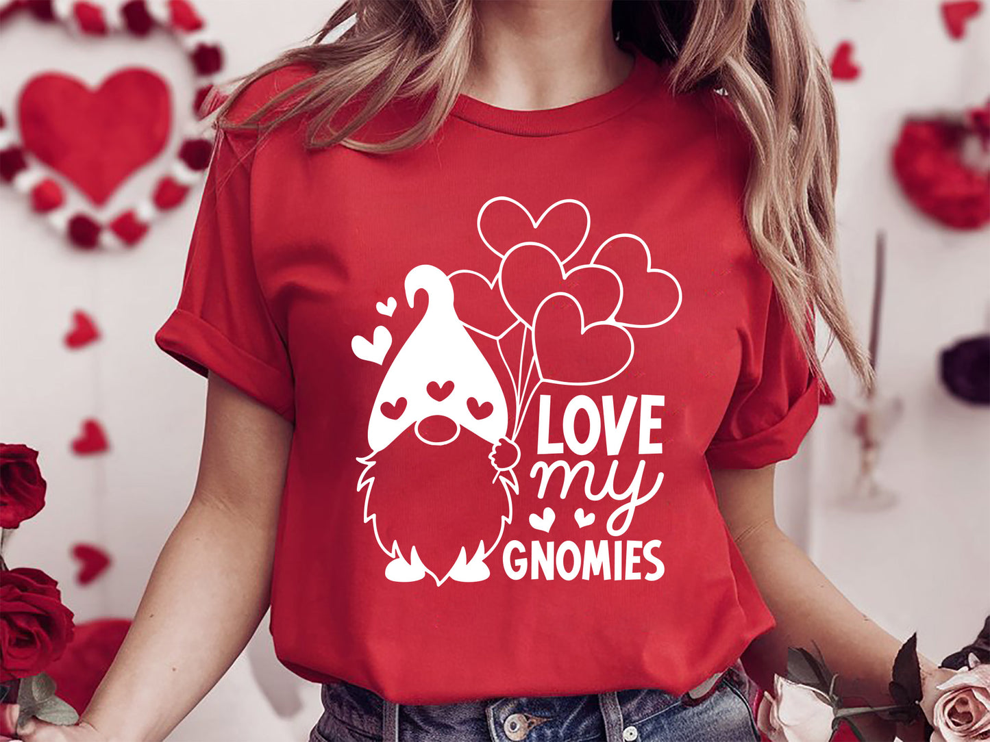 Love My Gnomies - Valentines Day SVG Design