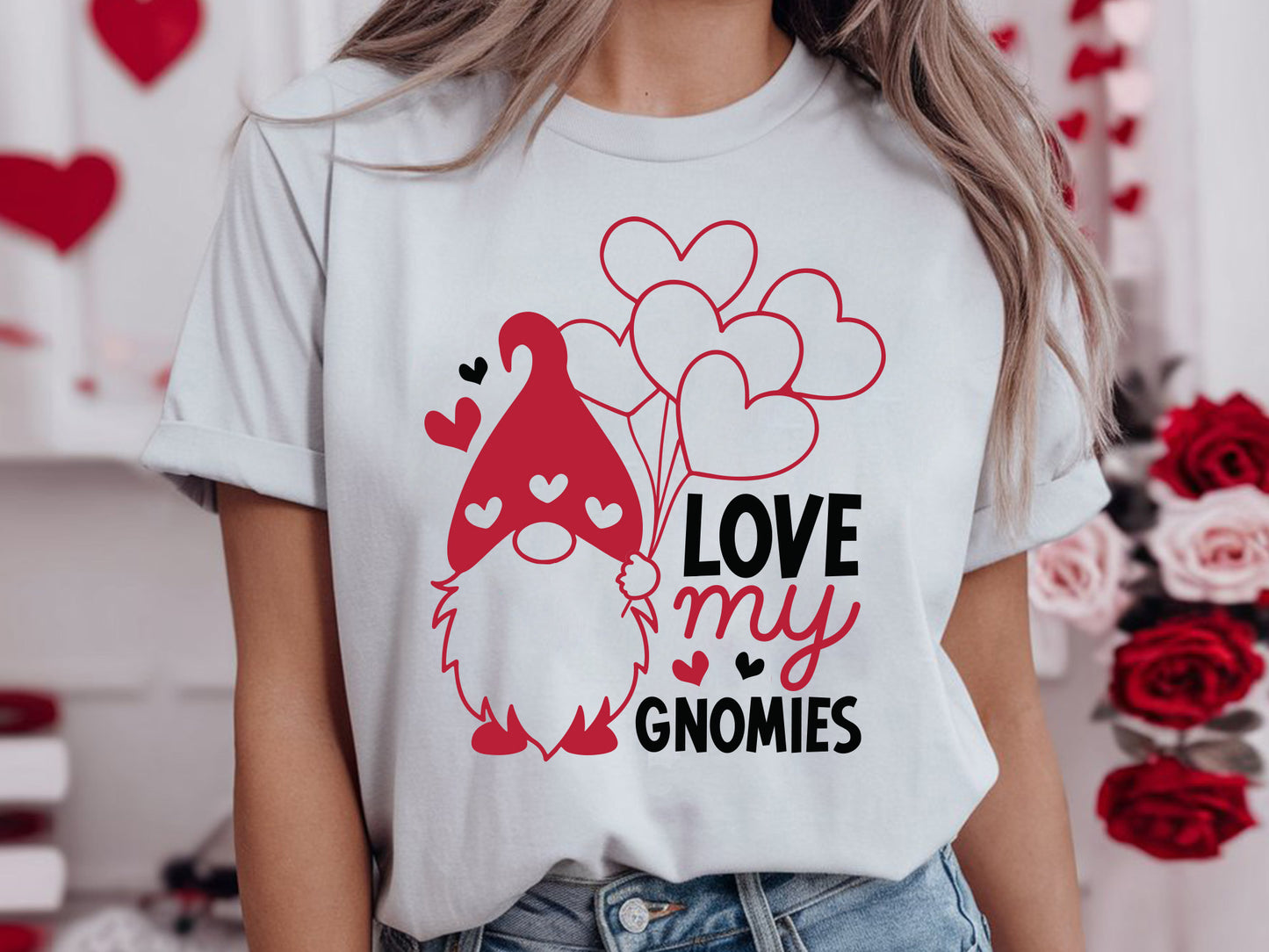 Love My Gnomies - Valentines Day SVG Design