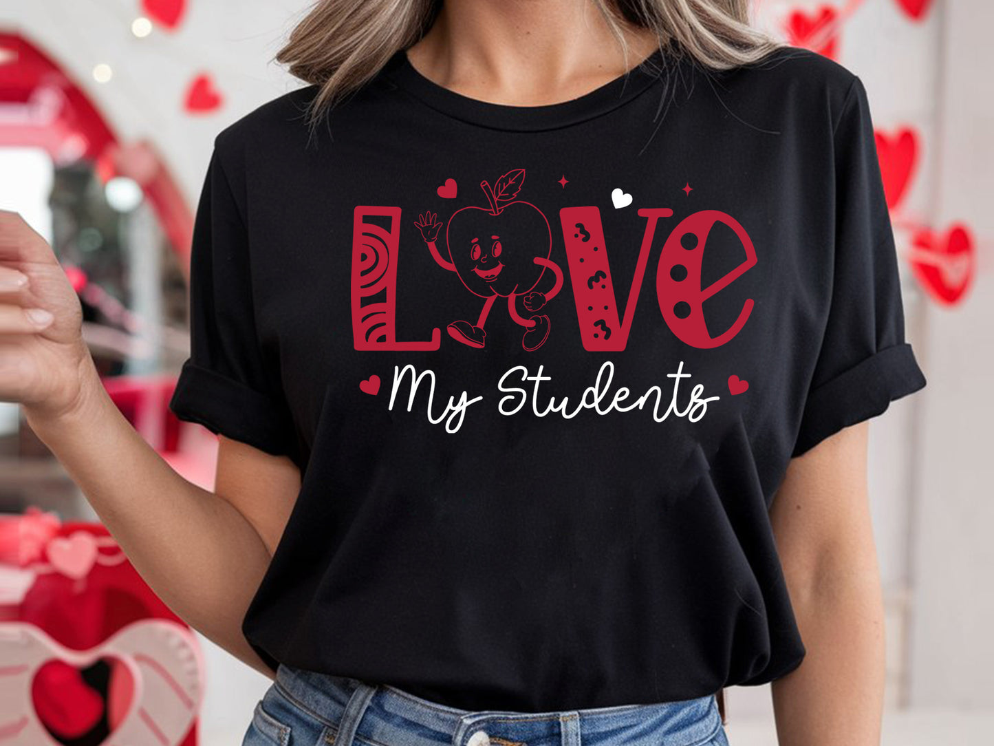 Love My Students - Teacher Valentine SVG File