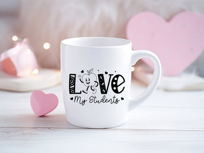 Love My Students - Teacher Valentine SVG File