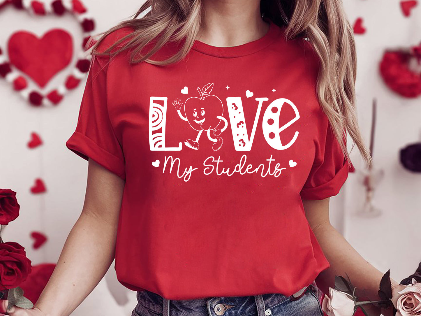 Love My Students - Teacher Valentine SVG File